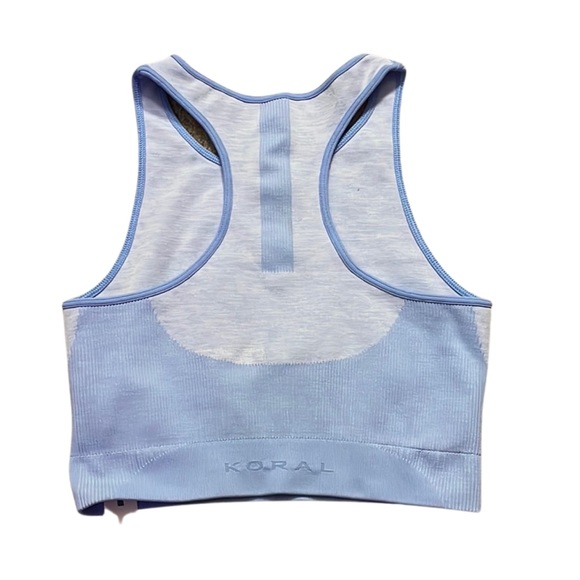 Koral Sculpt Flex High Neck Sports Bra Blue Combo size M NWT - Picture 3 of 4